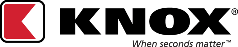 A black and white logo.